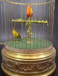 French c1900 Large 2 Bird Singing Mechanical Bird Automata