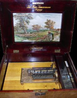 Rare Fortuna Disc Music Box