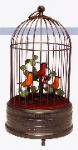 MMM/Symphonion Three Singing Bird Cage -- Antiqued