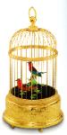 Reuge Two Singing Birds in Gilt