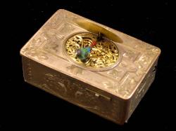Singing Bird Box Automaton - French  late 1800s/early 1900s